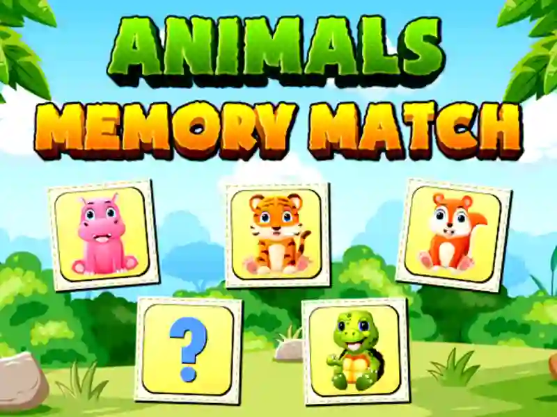 Animals Memory Match – kostenloses Online-Spiel