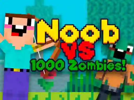 Noob vs 1000 Zombies – kostenloses Online-Spiel
