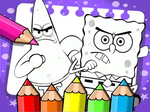 Sponge Bob Coloring Book – kostenloses Online-Spiel