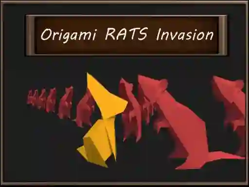 Origami Rats Invasion – kostenloses Online-Spiel