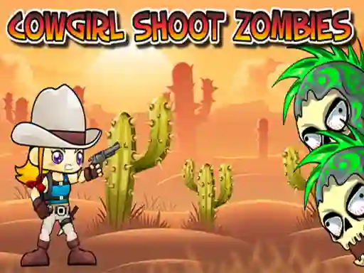 Cowgirl Shoot Zombies – kostenloses Online-Spiel