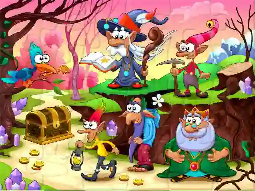 Fantasy Jigsaw Deluxe – kostenloses Online-Spiel