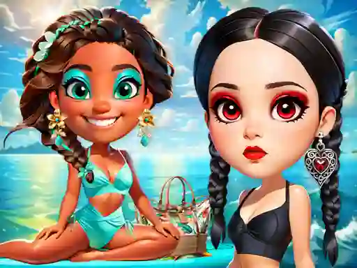 Wave Chic Ocean Fashion Frenzy – kostenloses Online-Spiel