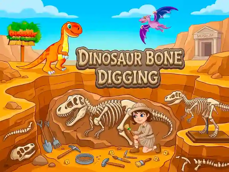 Dinosaur Bone Digging – kostenloses Online-Spiel
