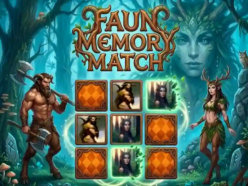 Faun Memory Match – kostenloses Online-Spiel