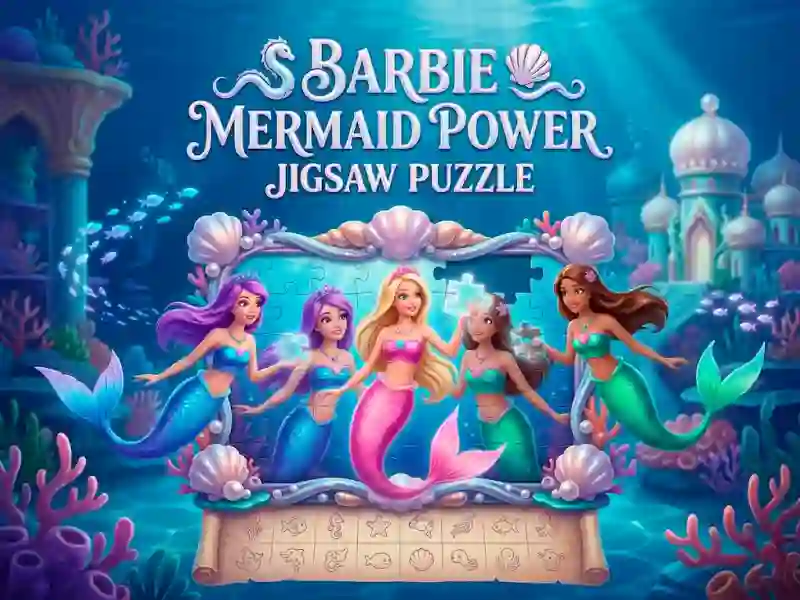 Barbie Mermaid Power Jigsaw Puzzle – kostenloses Online-Spiel