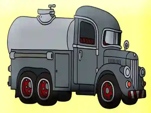 Tank Trucks Coloring – kostenloses Online-Spiel