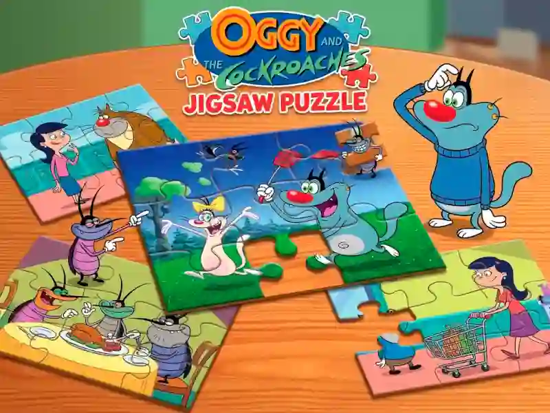 Oggy and the Cockroaches Jigsaw Puzzle – kostenloses Online-Spiel