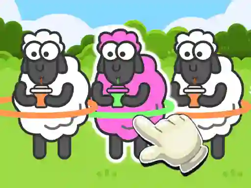 Sheep Sort Puzzle Sort Color – kostenloses Online-Spiel