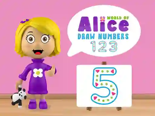 World of Alice Draw Numbers – kostenloses Online-Spiel