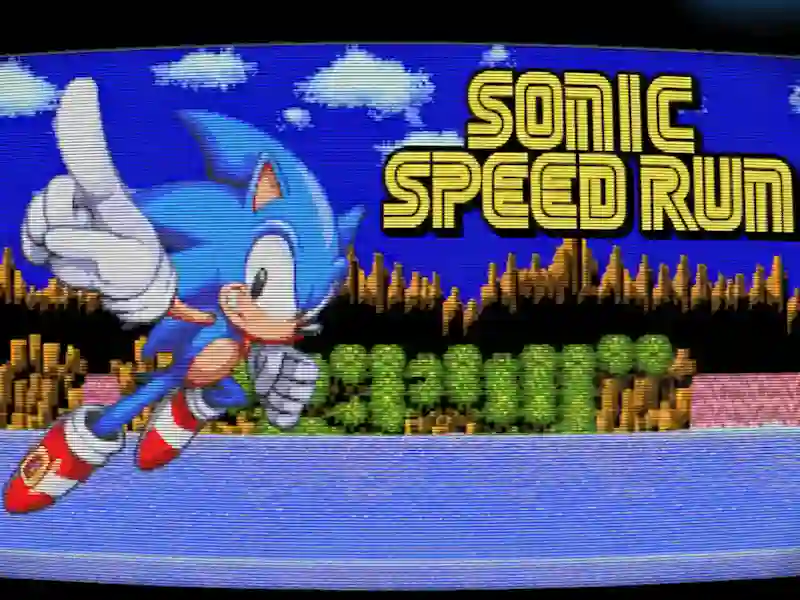 Sonic Speed Run – kostenloses Online-Spiel