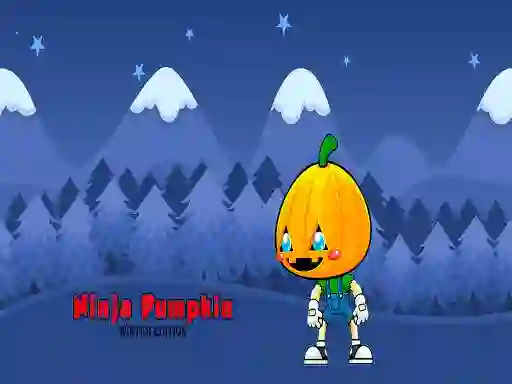 Ninja Pumpkin Winter Edition – kostenloses Online-Spiel