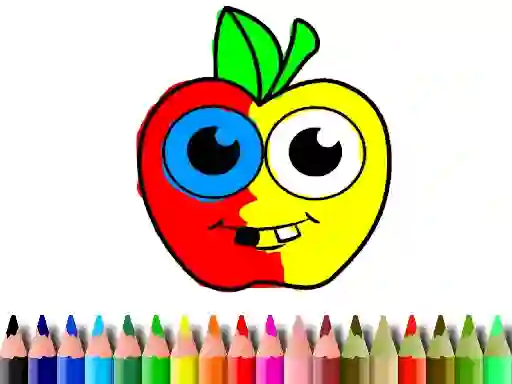 Back To School: Apple Coloring Book – kostenloses Online-Spiel