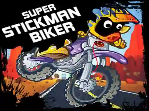 Super Stickman Biker – kostenloses Online-Spiel