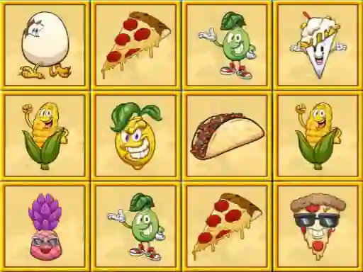 Foody Memory – kostenloses Online-Spiel