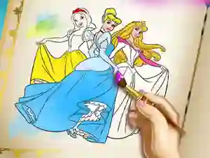 Princesses Coloring Book – kostenloses Online-Spiel