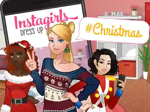 InstaGirls Christmas Dress Up – kostenloses Online-Spiel