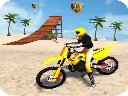 Racing Moto: Beach Jumping Simulator – kostenloses Online-Spiel