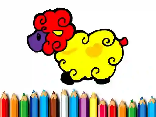 Baby Sheep Coloring – kostenloses Online-Spiel
