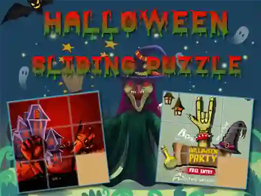 Halloween Sliding Puzzle – kostenloses Online-Spiel