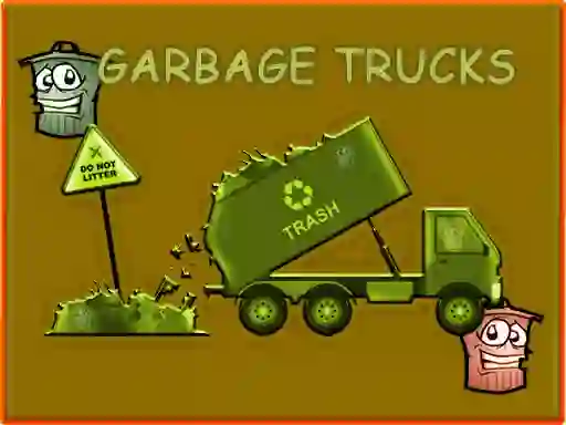 Garbage Trucks Hidden Trash Can – kostenloses Online-Spiel
