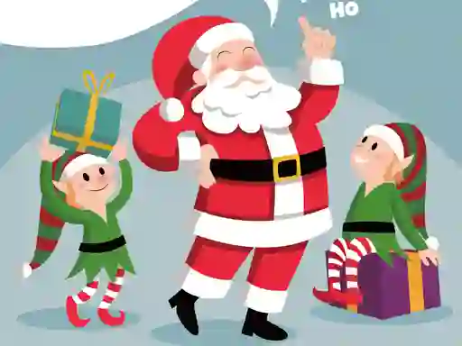 Santa Merry Xmas Puzzle – kostenloses Online-Spiel