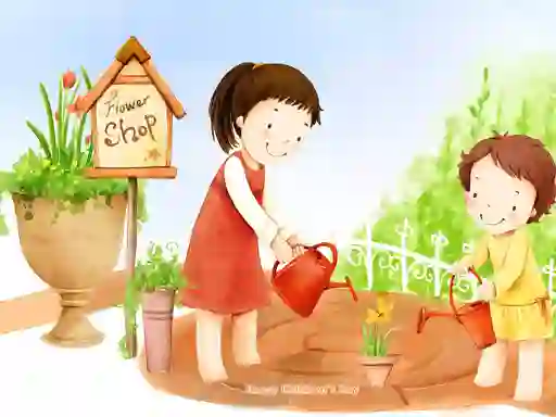 Cartoon Childrens Day Puzzle – kostenloses Online-Spiel