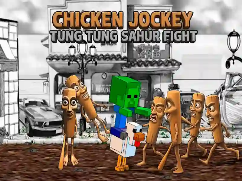 Chicken Jockey Tung Tung Sahur Fight – kostenloses Online-Spiel