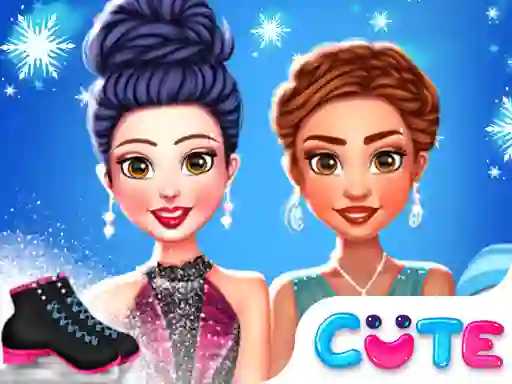Princess Winter Ice Skating Outfits – kostenloses Online-Spiel