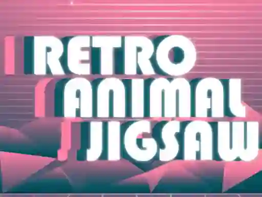 Retro Animal Jigsaw – kostenloses Online-Spiel