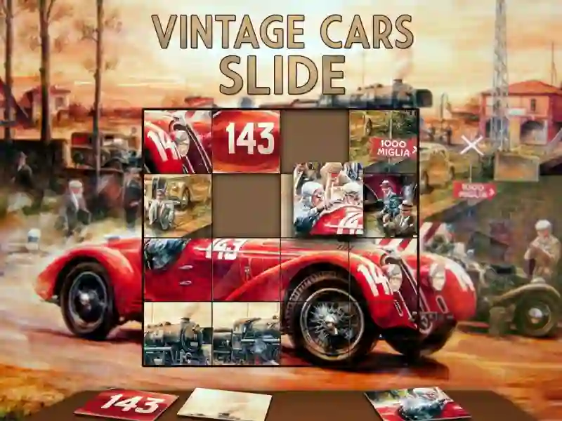 Vintage Cars Slide – kostenloses Online-Spiel