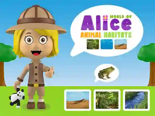 World of Alice Animal Habitats – kostenloses Online-Spiel