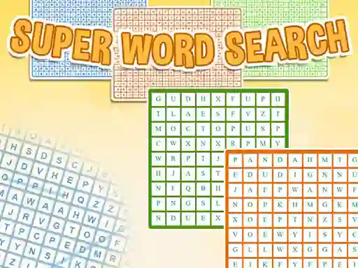 Super Word Search – kostenloses Online-Spiel