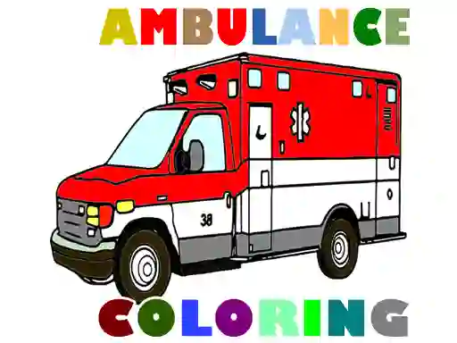 Ambulance Trucks Coloring Pages – kostenloses Online-Spiel