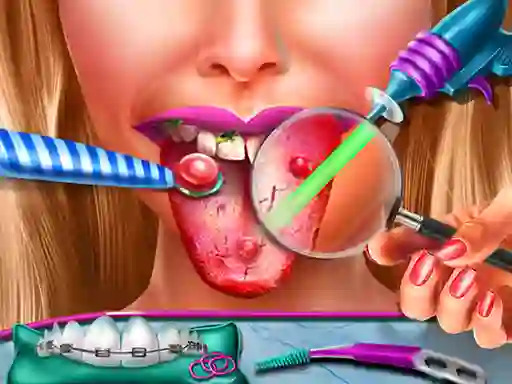 Ellie Tongue Doctor – kostenloses Online-Spiel