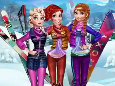 Princesses Visit Arendelle – kostenloses Online-Spiel
