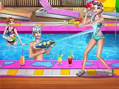 Sisters Pool Party – kostenloses Online-Spiel