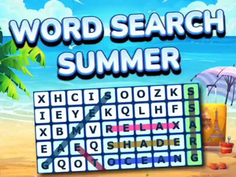Word Search Summer – kostenloses Online-Spiel