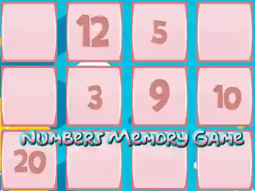 Memory Game With Numbers – kostenloses Online-Spiel