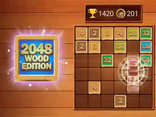 2048 Wooden Edition – kostenloses Online-Spiel