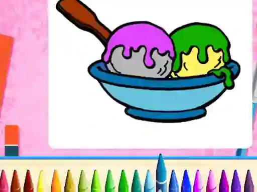 Online Ice Cream Coloring – kostenloses Online-Spiel