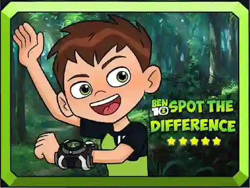 Ben 10 Spot the Difference – kostenloses Online-Spiel