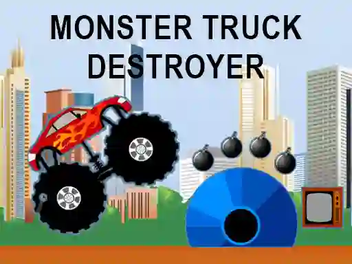 Monster truck destroyer – kostenloses Online-Spiel