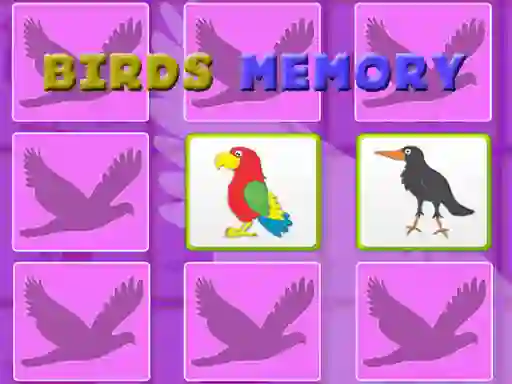 Kids Memory With Birds – kostenloses Online-Spiel