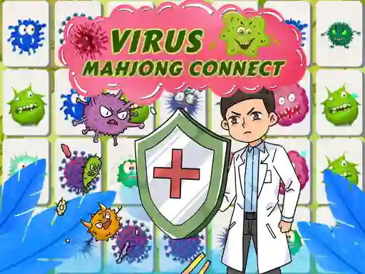 Virus Mahjong Connection – kostenloses Online-Spiel