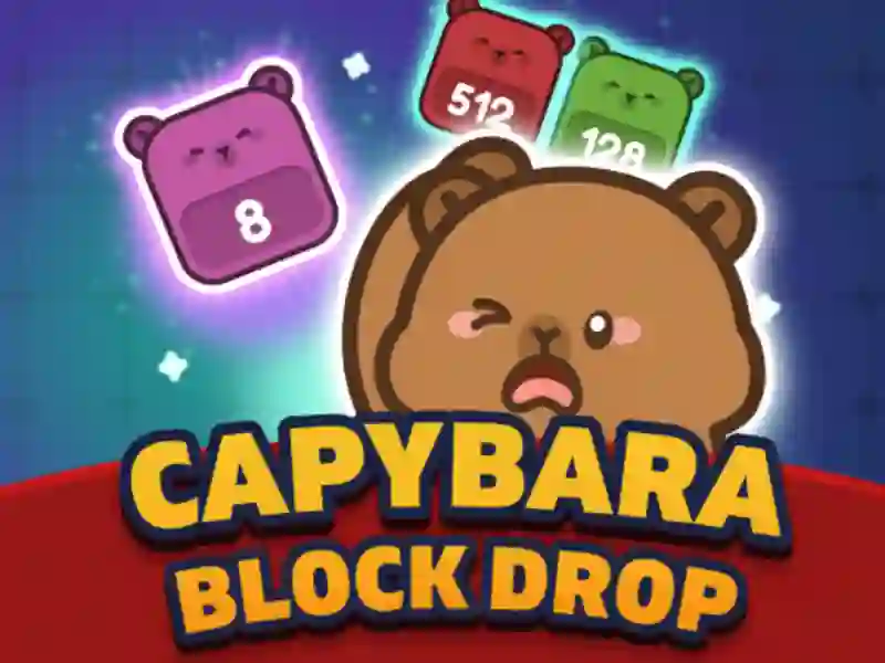 Capybara Block Drop – kostenloses Online-Spiel