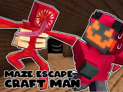 Maze Escape: Craft Man – kostenloses Online-Spiel