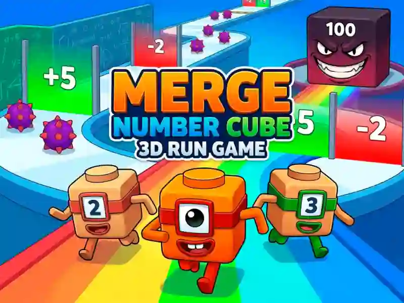 Merge Number Cube 3d Run Game – kostenloses Online-Spiel