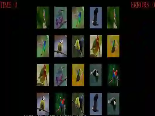 Memorize the birds – kostenloses Online-Spiel