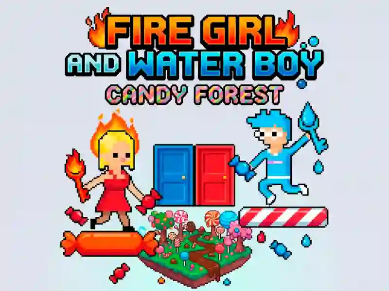 Fire Girl and Water Boy Candy Forest – kostenloses Online-Spiel